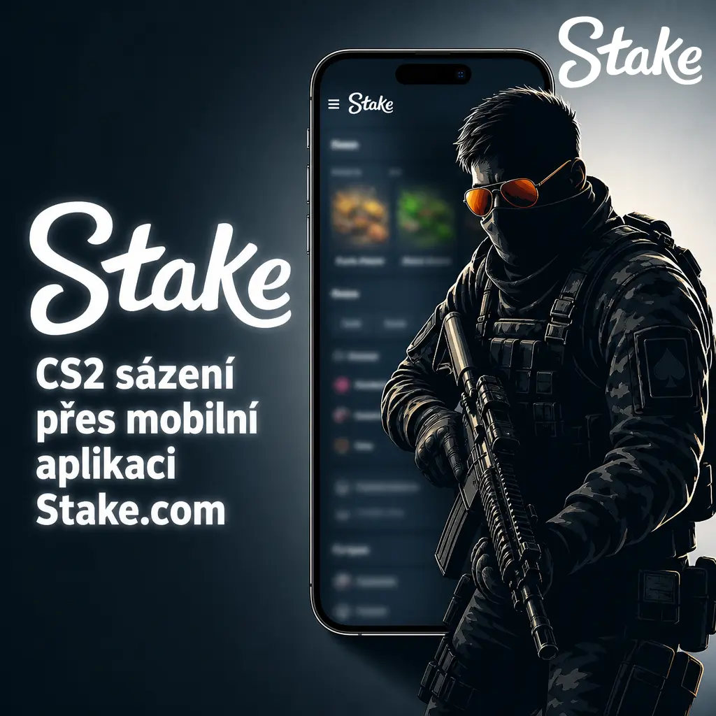 CS2 sázení v mobilní aplikaci Stake.com na Android a iOS zařízení