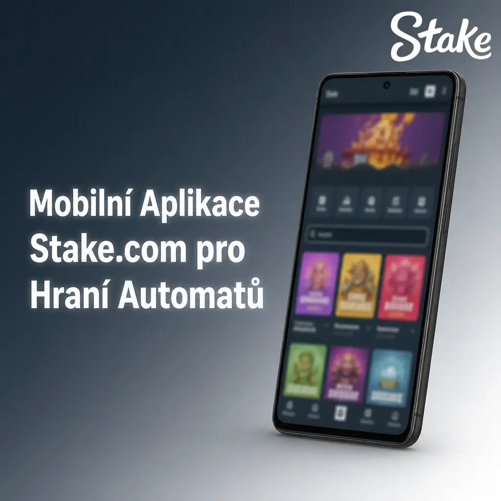 Mobilní aplikace Stake.com pro hraní automatů na Android a iOS s přístupem do kategorie Slots