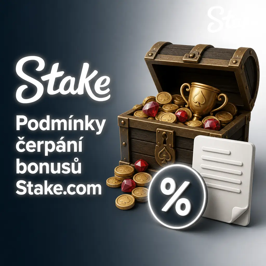 Podmínky čerpání bonusů Stake.com: věk 18+, KYC ověření, jeden účet, protočení do 7 dní.